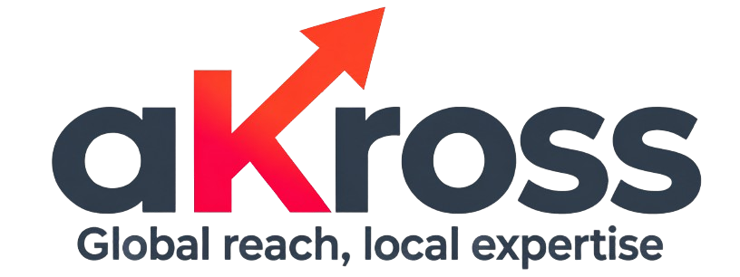 Akross logo, link to homepage